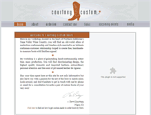 Tablet Screenshot of courtneycustomboots.com